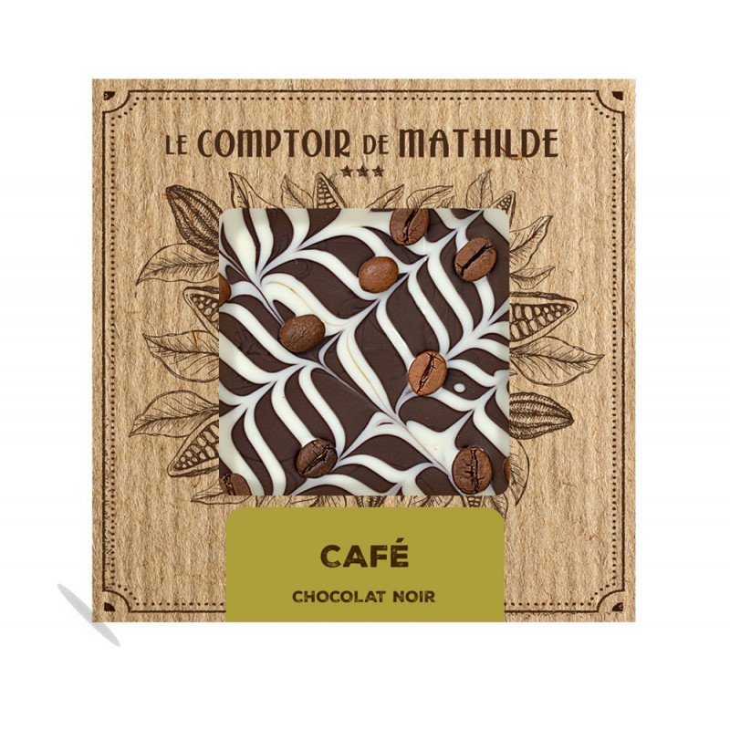 Tablette Chocolat Noir Caf? Creme 80G